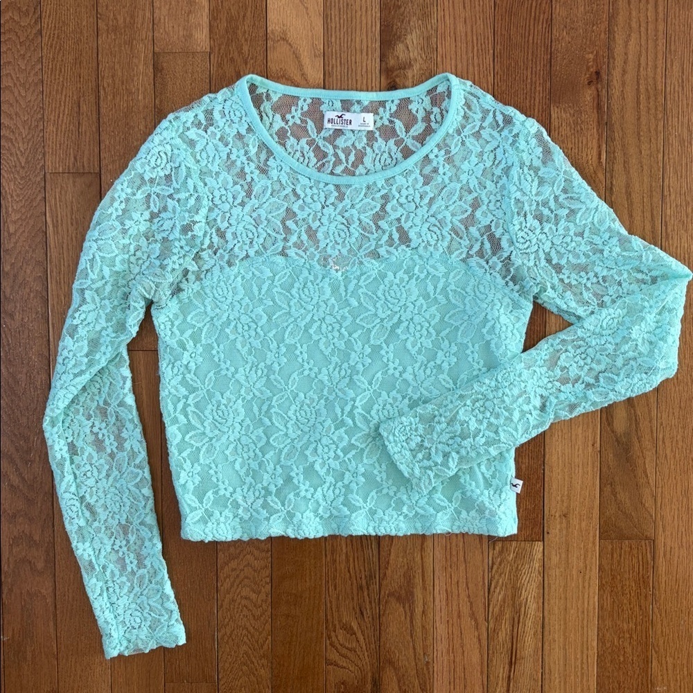 Hollister Lace Top Size Large Y2K
